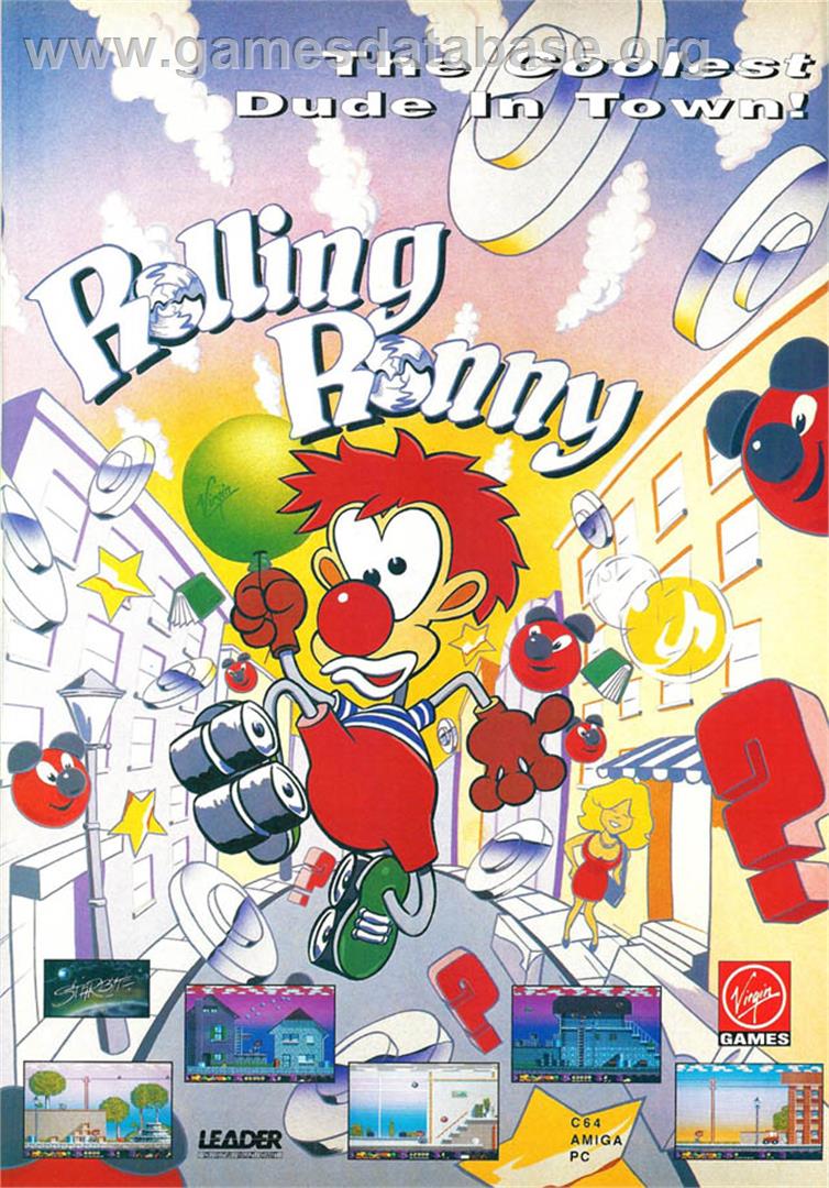 Rolling Ronny - Microsoft DOS - Artwork - Advert