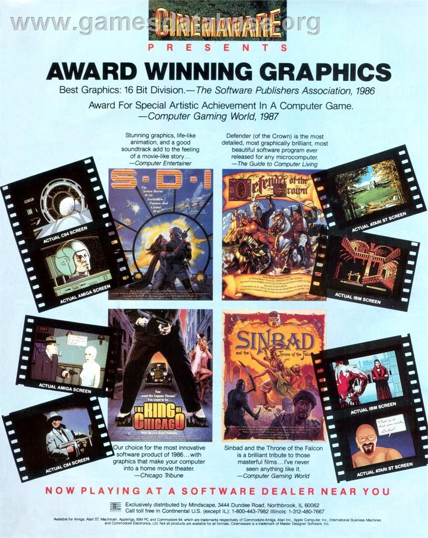 S.D.I. - Commodore Amiga - Artwork - Advert