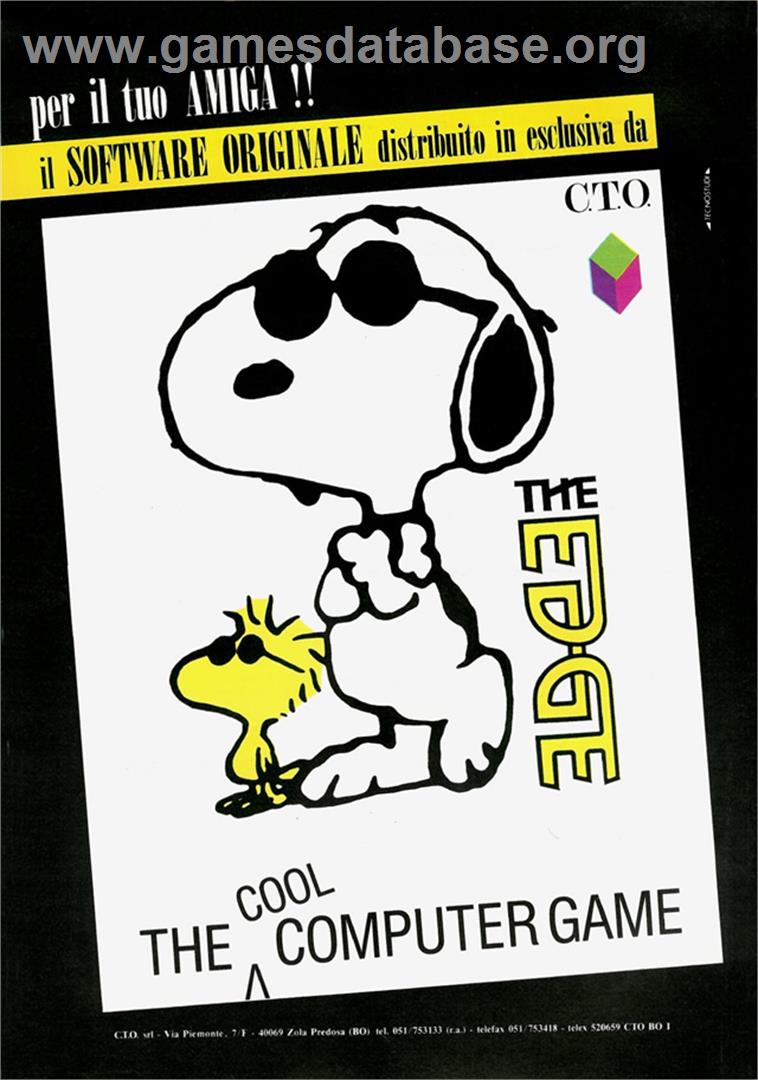 Snoopy and Peanuts - Commodore Amiga - Artwork - Advert