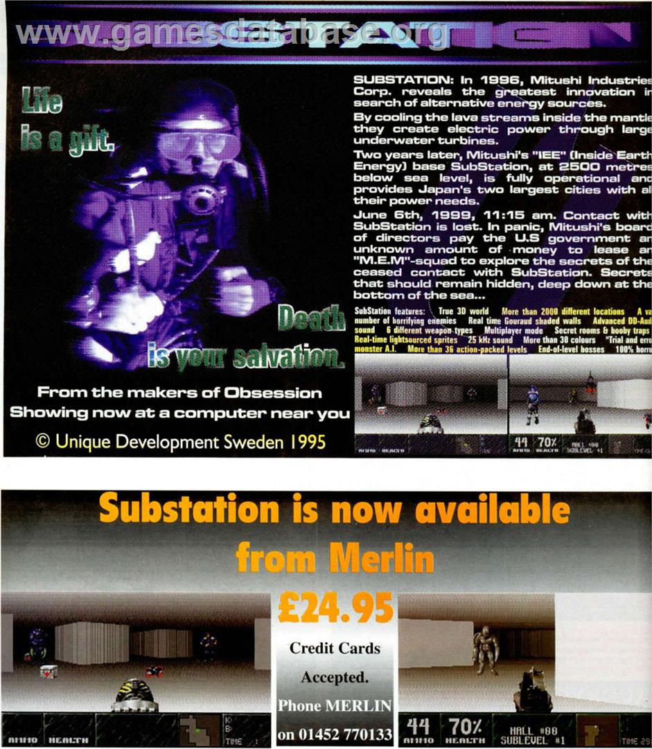 Substation - Atari ST - Artwork - Advert