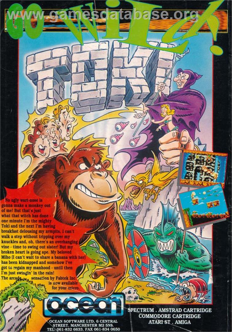Toki: Going Ape Spit - Atari ST - Artwork - Advert