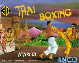 Box cover for 4D Boxing on the Atari ST.