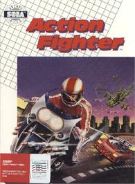 Box cover for Action Fighter on the Atari ST.