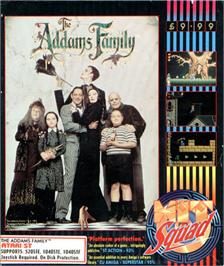 Box cover for Addams Family, The on the Atari ST.