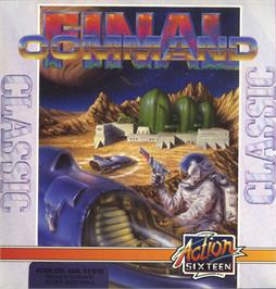 Box cover for Aerial Combat ST on the Atari ST.