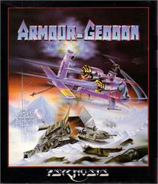 Box cover for Armour-Geddon on the Atari ST.