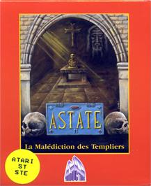 Box cover for Astate: La Malédiction des Templiers on the Atari ST.
