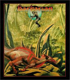 Box cover for Barbarian on the Atari ST.