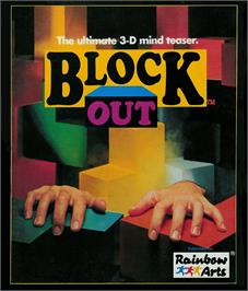 Box cover for Blockout on the Atari ST.