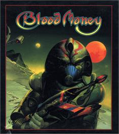 Box cover for Blood Money on the Atari ST.