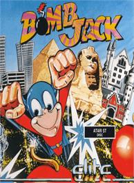 Box cover for Bomb Jack on the Atari ST.
