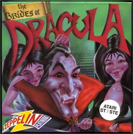 Box cover for Brides of Dracula on the Atari ST.
