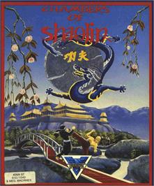 Box cover for Chambers of Shaolin on the Atari ST.