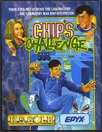Box cover for Chip's Challenge on the Atari ST.