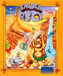 Box cover for Chuck Rock on the Atari ST.