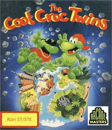 Box cover for Cool Croc Twins on the Atari ST.