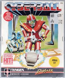 Box cover for Cyberball on the Atari ST.