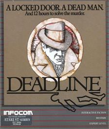 Box cover for Deadline on the Atari ST.