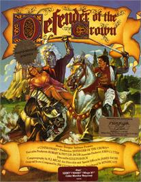 Box cover for Defender of the Crown on the Atari ST.
