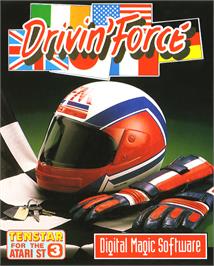 Box cover for Driving Force on the Atari ST.