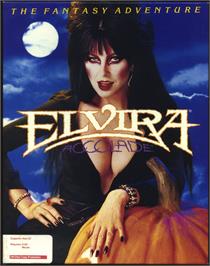 Box cover for Elvira: Mistress of the Dark on the Atari ST.