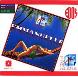 Box cover for Emmanuelle: A Game of Eroticism on the Atari ST.