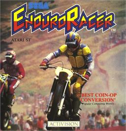 Box cover for Enduro Racer on the Atari ST.