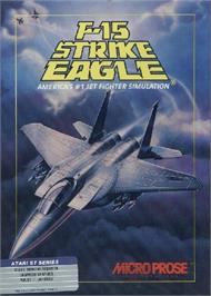 Box cover for F-15 Strike Eagle on the Atari ST.