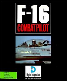 Box cover for F-16 Combat Pilot on the Atari ST.