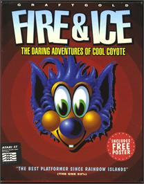 Box cover for Fire and Ice on the Atari ST.