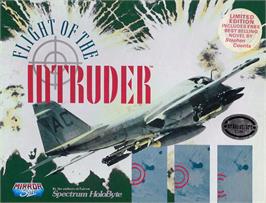 Box cover for Flight of the Intruder on the Atari ST.
