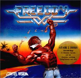 Box cover for Freedom: Rebels in the Darkness on the Atari ST.