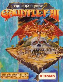 Box cover for Gauntlet III on the Atari ST.