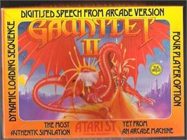 Box cover for Gauntlet II on the Atari ST.