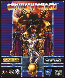Box cover for Ghouls'n Ghosts on the Atari ST.