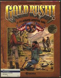 Box cover for Gold Rush on the Atari ST.