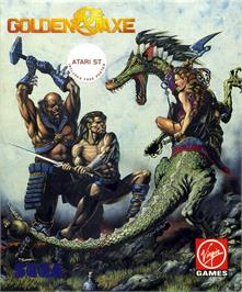 Box cover for Golden Axe on the Atari ST.