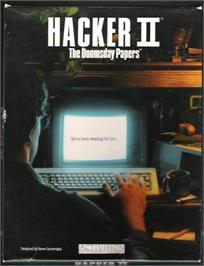 Box cover for Hacker 2: The Doomsday Papers on the Atari ST.