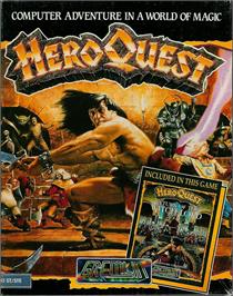 Box cover for Hero Quest on the Atari ST.