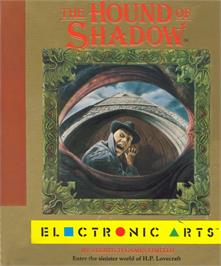Box cover for Hound of Shadow on the Atari ST.