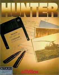 Box cover for Hunter on the Atari ST.