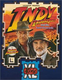 Box cover for Indiana Jones and the Last Crusade: The Action Game on the Atari ST.