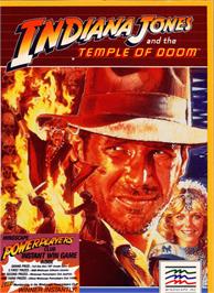 Box cover for Indiana Jones and the Temple of Doom on the Atari ST.