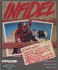 Box cover for Infidel on the Atari ST.
