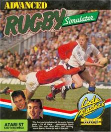 Box cover for International Rugby Simulator on the Atari ST.