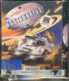 Box cover for Jupiter's Masterdrive on the Atari ST.
