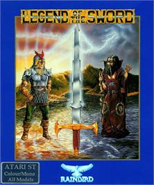 Box cover for Legend of the Sword on the Atari ST.