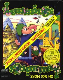 Box cover for Lemmings on the Atari ST.