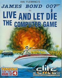 Box cover for Live and Let Die on the Atari ST.