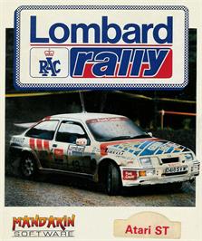 Box cover for Lombard RAC Rally on the Atari ST.